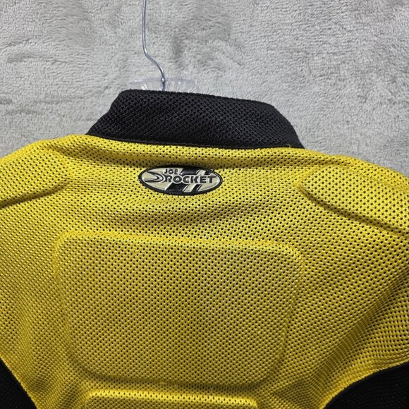 Joe Rocket Jacket Womens Medium Yellow Black Ballistic Series Mesh Motorcycle - Picture 10 of 13